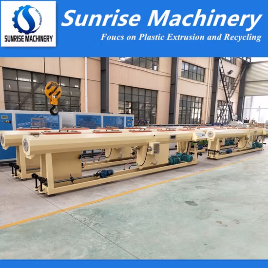 Plastic Water HDPE PE PPR UPVC CPVC PVC Pipe Hose Tube Corrugated Pipe Water Supply Drainage Electric Conduit Wire Gas Pipe Extruder Extrusion Production Line
