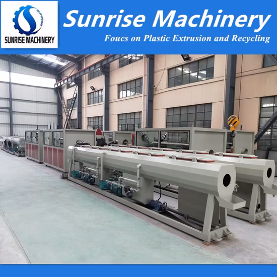 Plastic Water HDPE PE PPR UPVC CPVC PVC Pipe Hose Tube Corrugated Pipe Water Supply Drainage Electric Conduit Wire Gas Pipe Extruder Extrusion Production Line