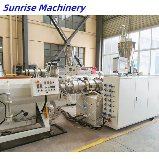 Plastic Water HDPE PE PPR UPVC CPVC PVC Pipe Hose Tube Corrugated Pipe Water Supply Drainage Electric Conduit Wire Gas Pipe Extruder Extrusion Production Line